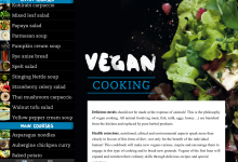 Vegan Cooking iPad iPhone Application